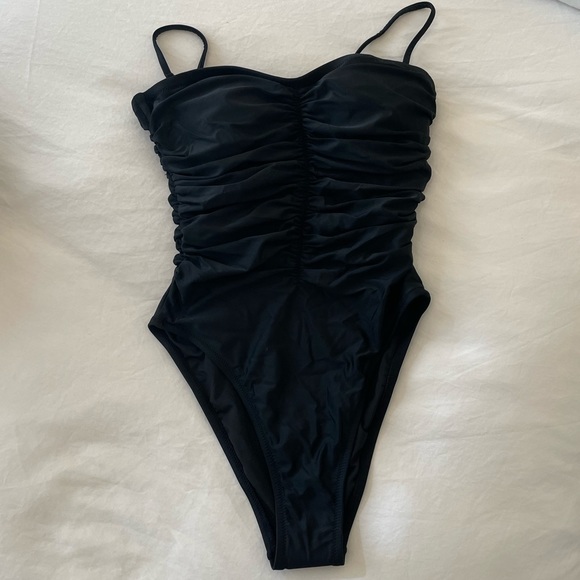 J. Crew ruched sweetheart one piece - Picture 2 of 3